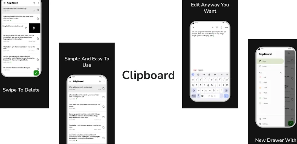 Clipboard app screenshot 1