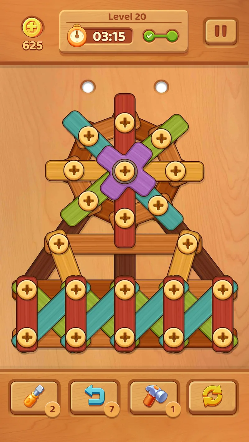 Wooden Screw: Nuts and Bolts screenshot 3