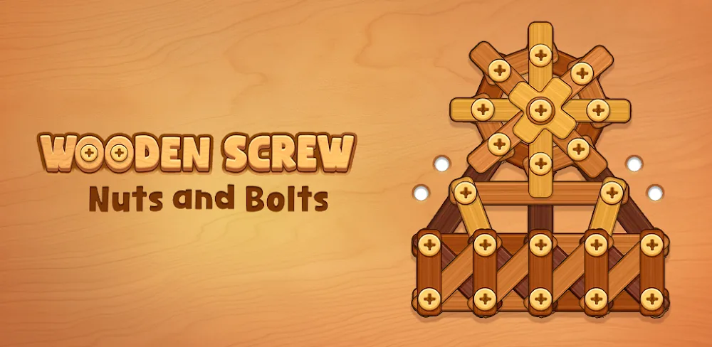 Wooden Screw: Nuts and Bolts screenshot 1