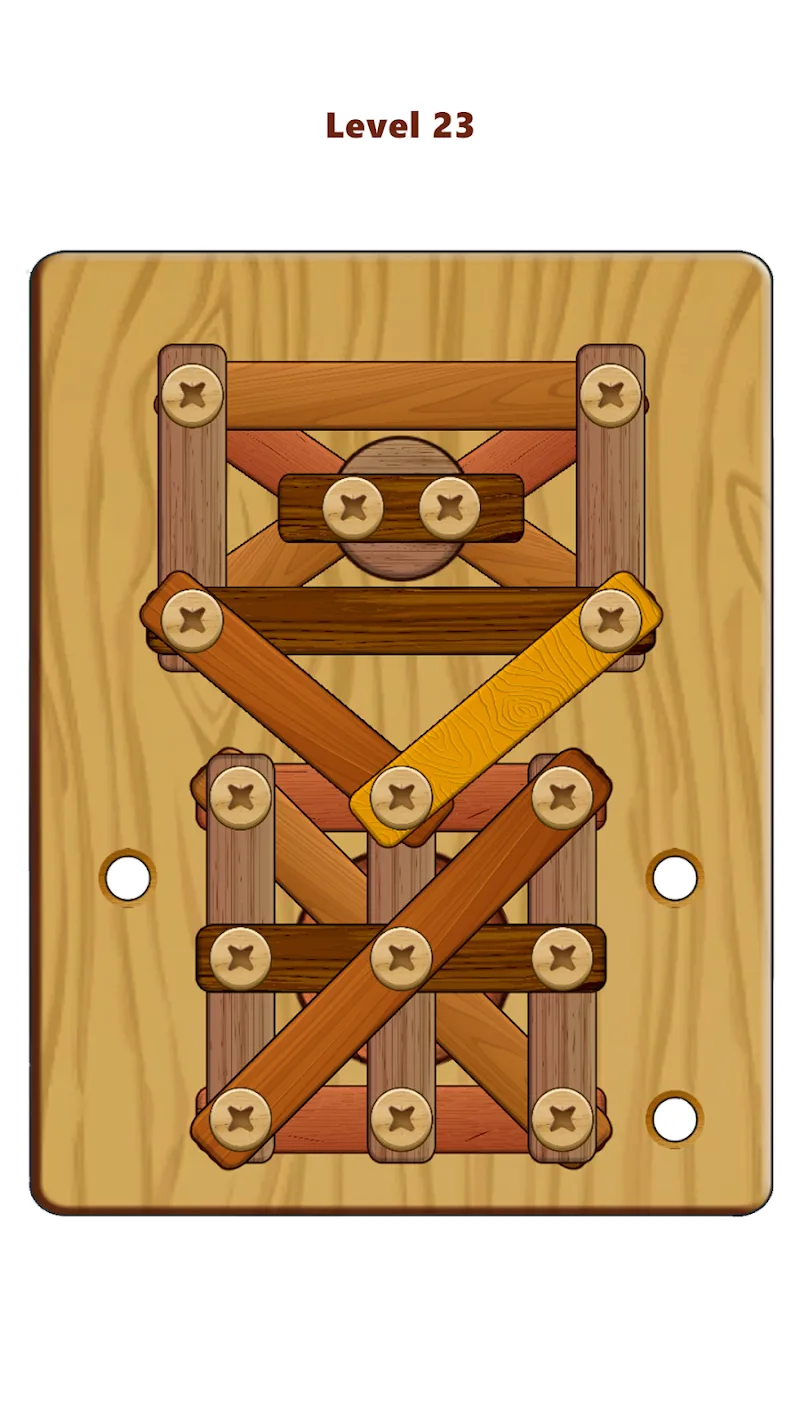 Wood Nuts & Bolts Puzzle screenshot 3