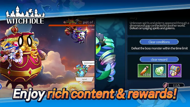 Witch Idle - 4320 Summonable screenshot 6