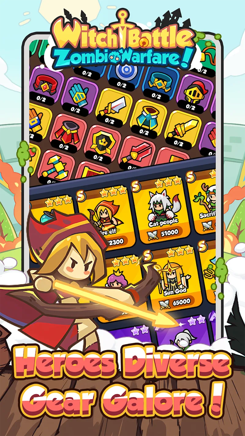 Witch Battle: Zombie Warfare screenshot 3