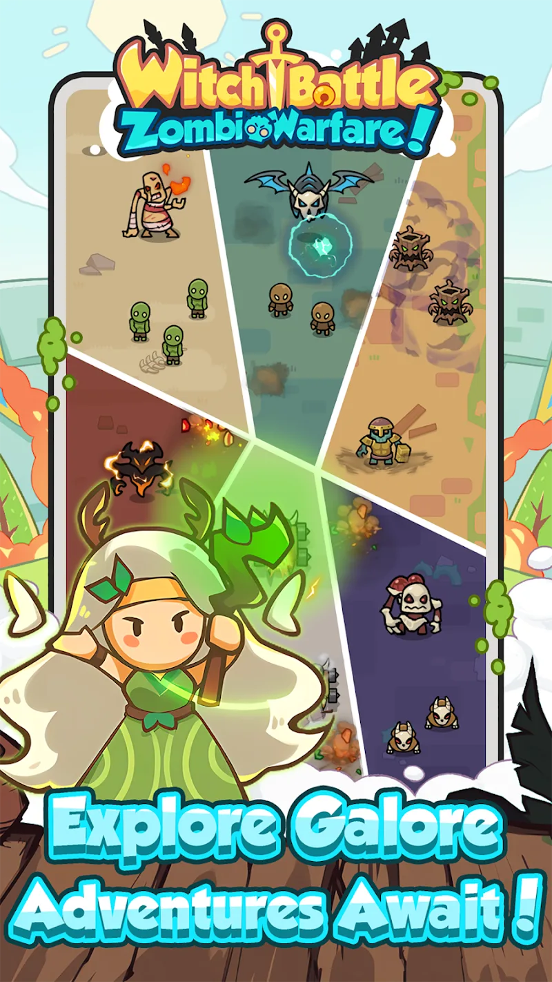 Witch Battle: Zombie Warfare screenshot 5
