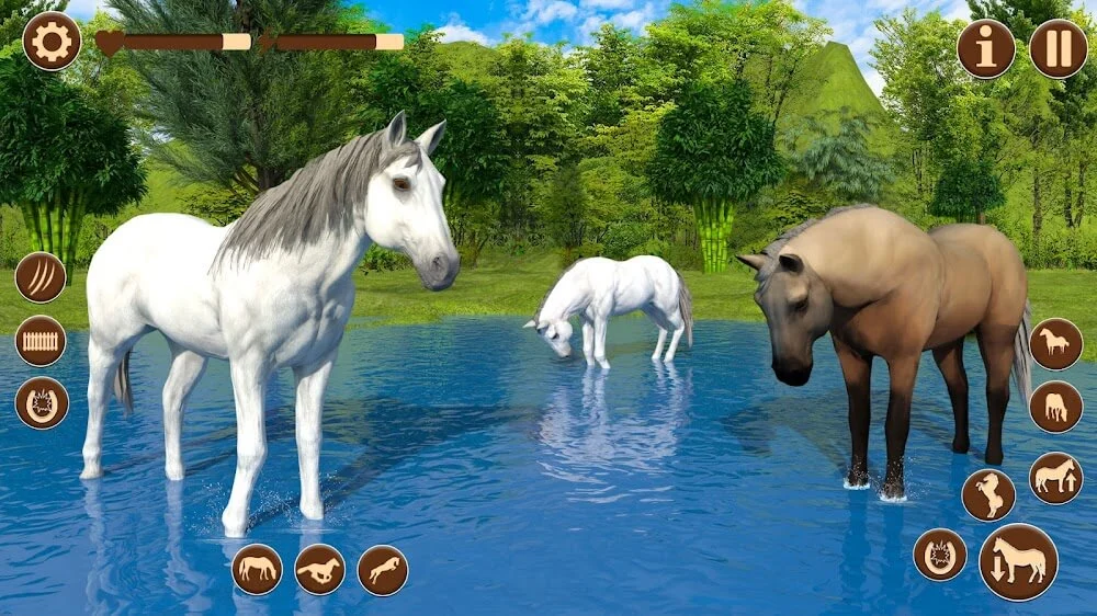 Wild Horse Riding Sim: Racing screenshot 6