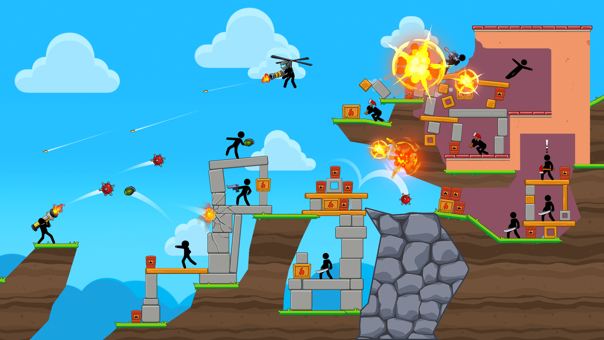 BoomZooka: Rocket Puzzles screenshot 2