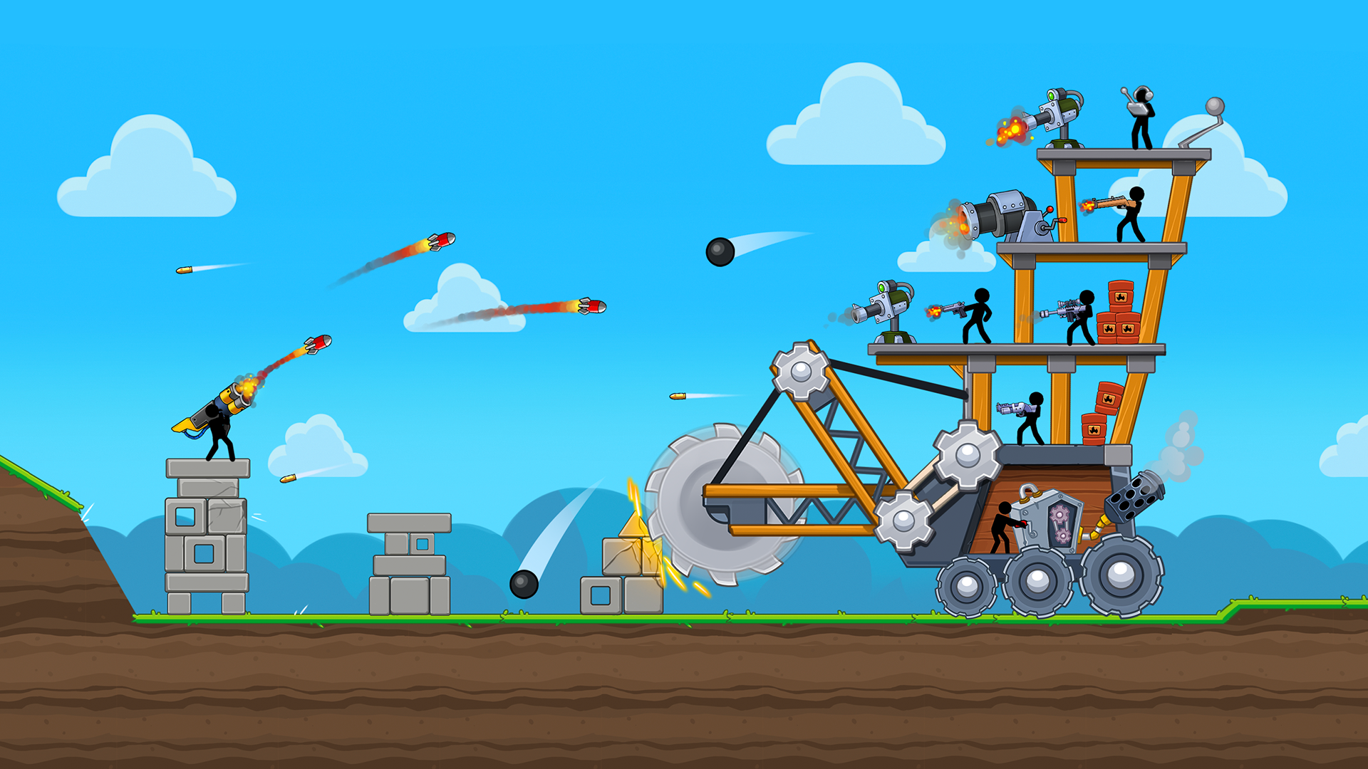 BoomZooka: Rocket Puzzles screenshot 3
