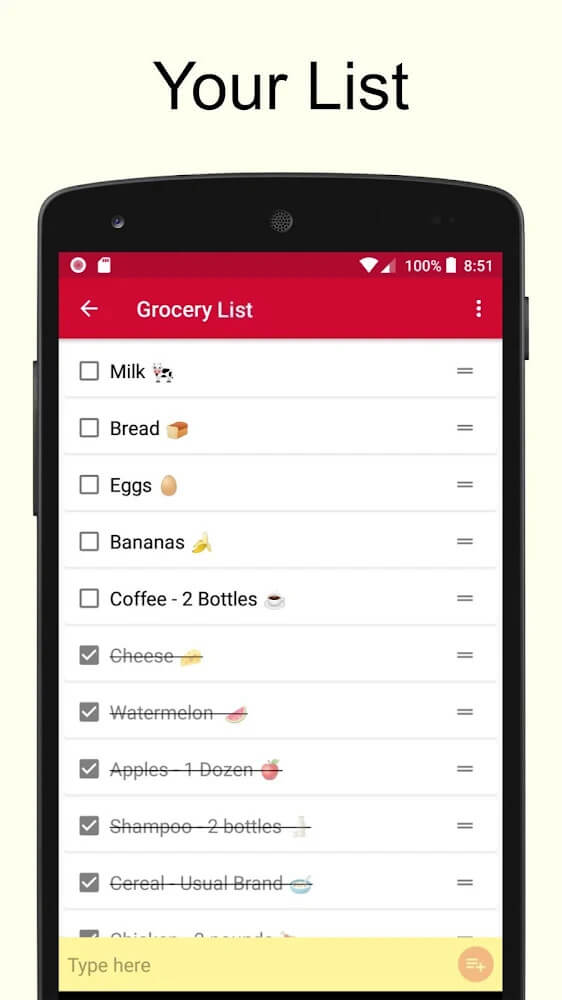Shopping List Screenshot 4