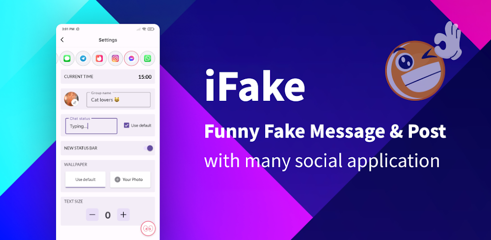iFake: Fake Chat Messages screenshot 1