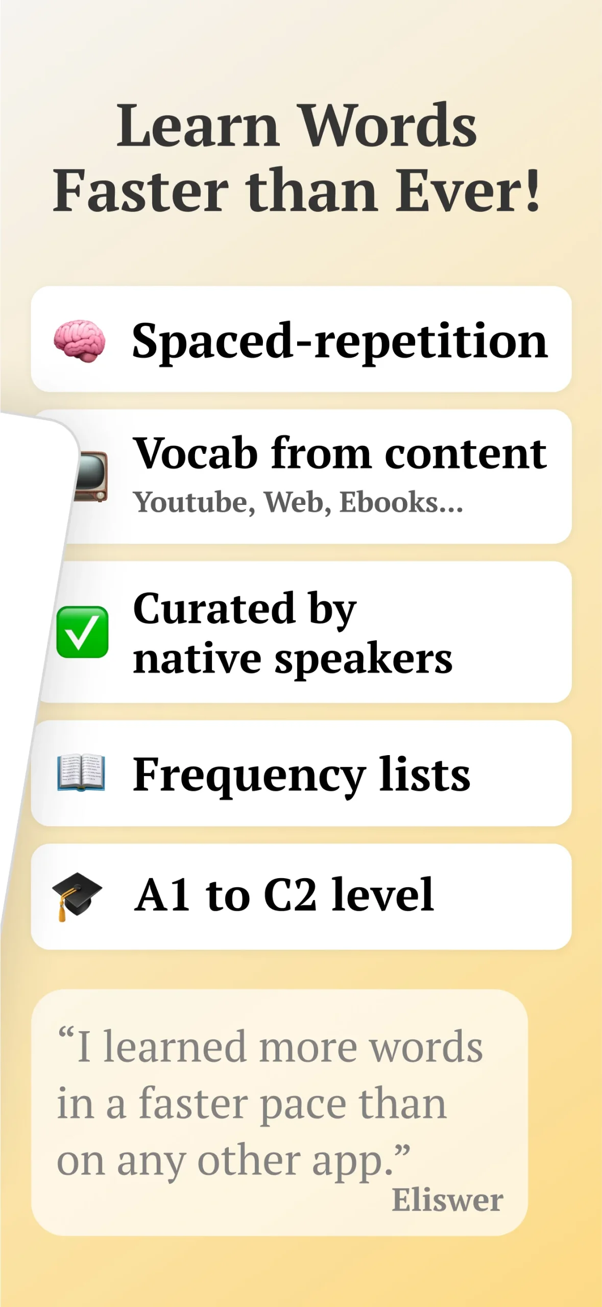 Vocabulary flashcards: Vocabuo preview 1