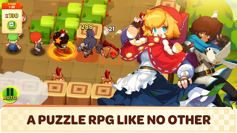 We Are Friends: Puzzle RPG screenshot 2
