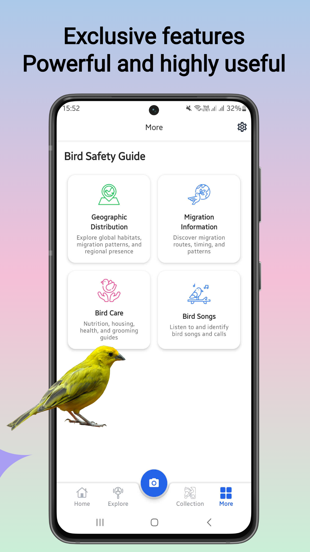 Bird identifier screenshot 2