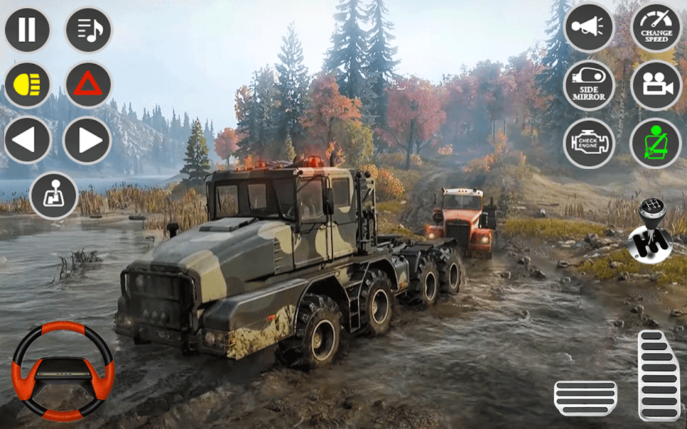 US Army Cargo Truck Games 3D screenshot 2