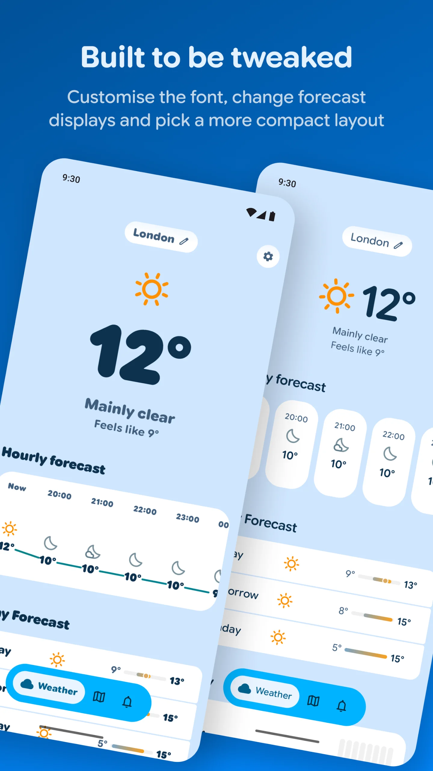 Gradient Weather app screenshot 2