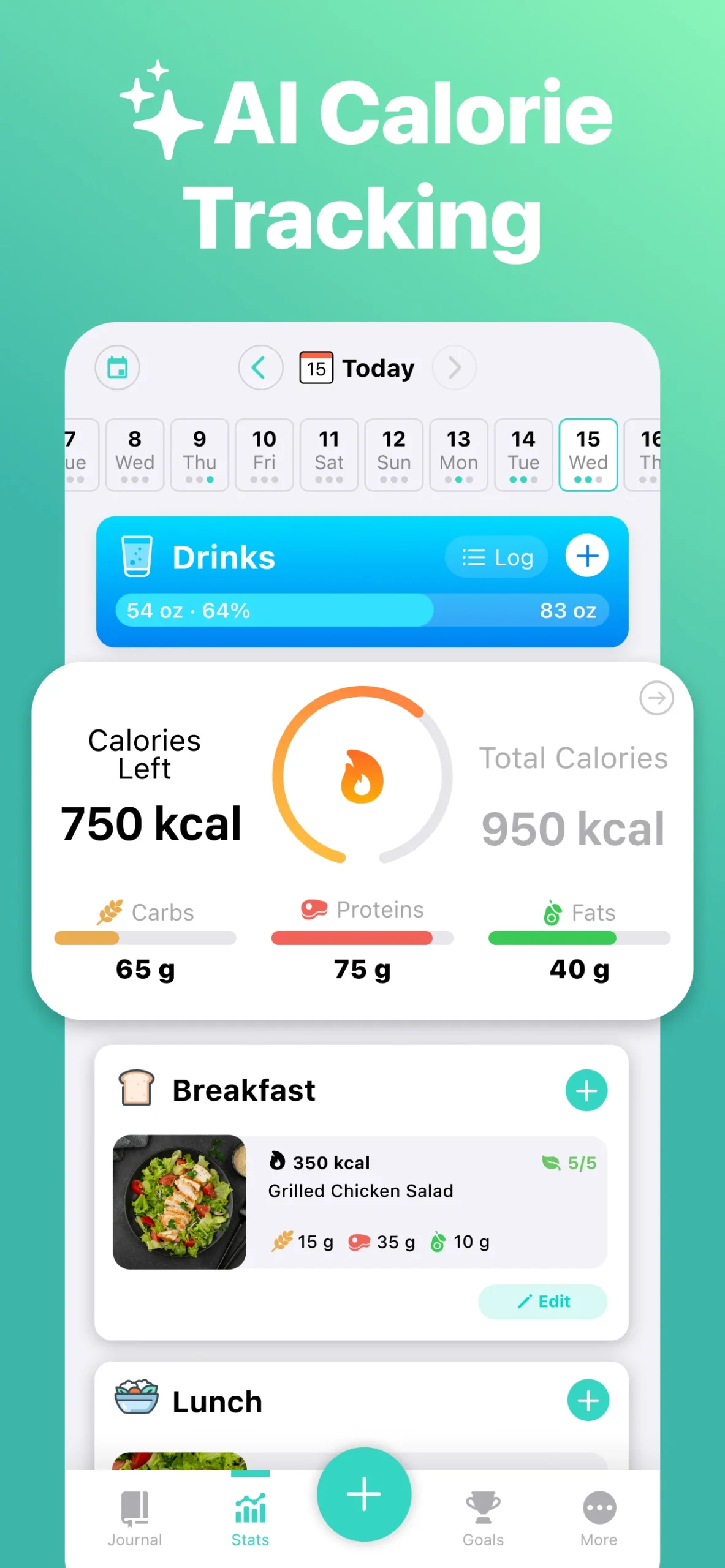 AI Calorie Counter: Nutrilio screenshot 5