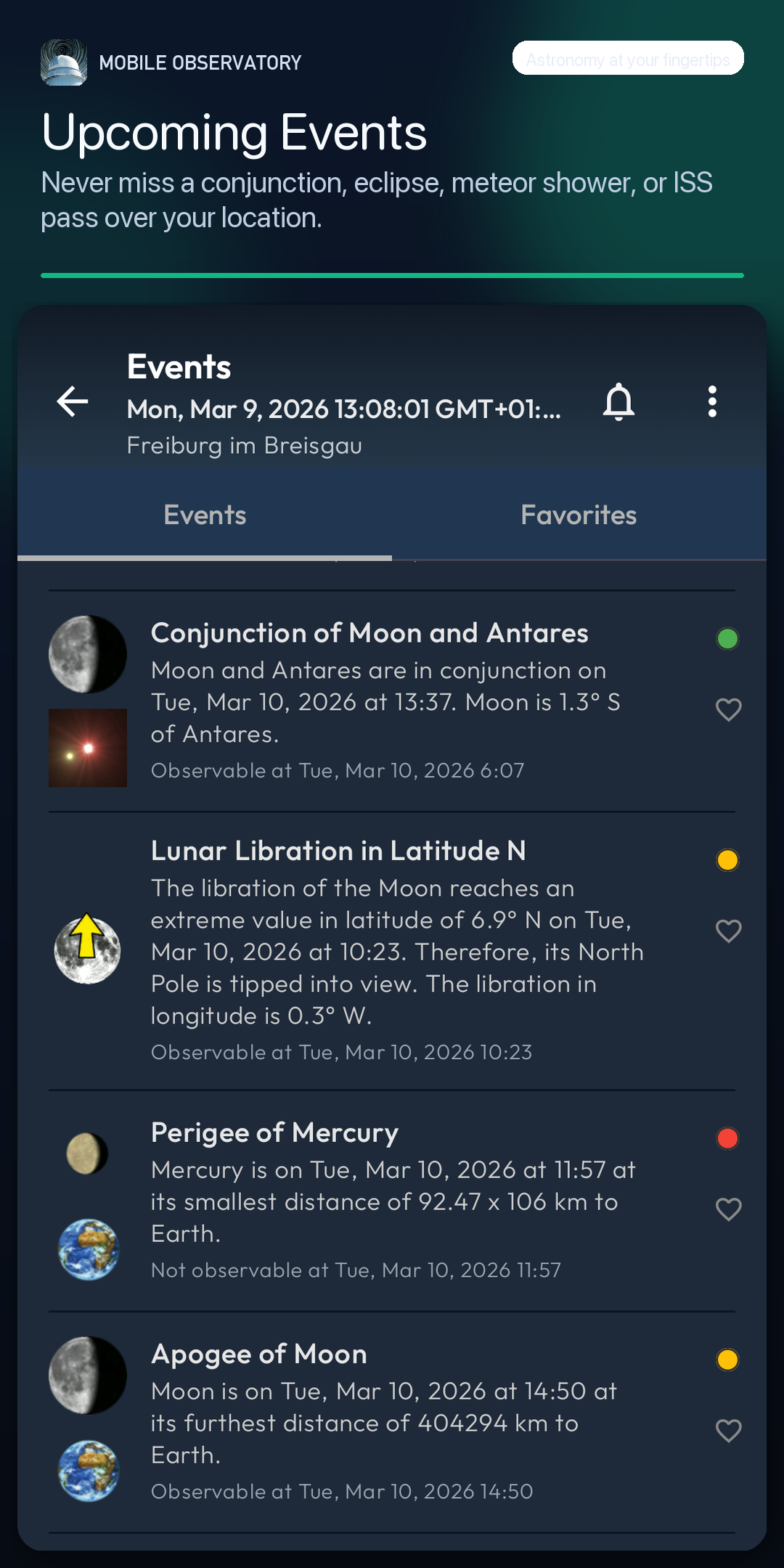 Mobile Observatory Astronomy screenshot 3