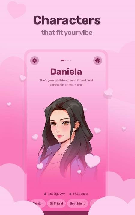 Dippy - AI Character Chat Screenshot 1