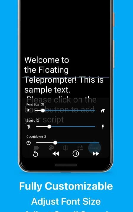 Teleprompter: Floating Notes - Screenshot 3