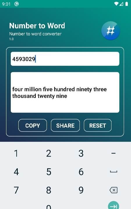 Number to Word Convert Offline screenshot 3