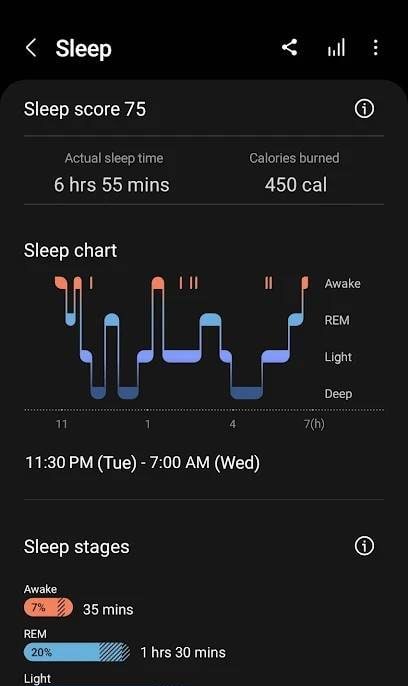 Screenshot 3 of Samsung Health