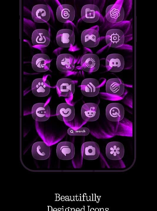 Glass Material You Icons screenshot 2
