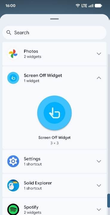 Screen Off Widget Screenshot 3