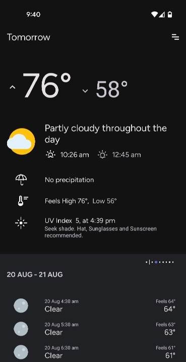 Weather + Forecast screenshot 2