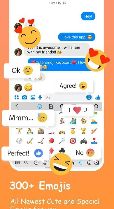 Emoji Keyboard: Fonts, Emojis screenshot 4