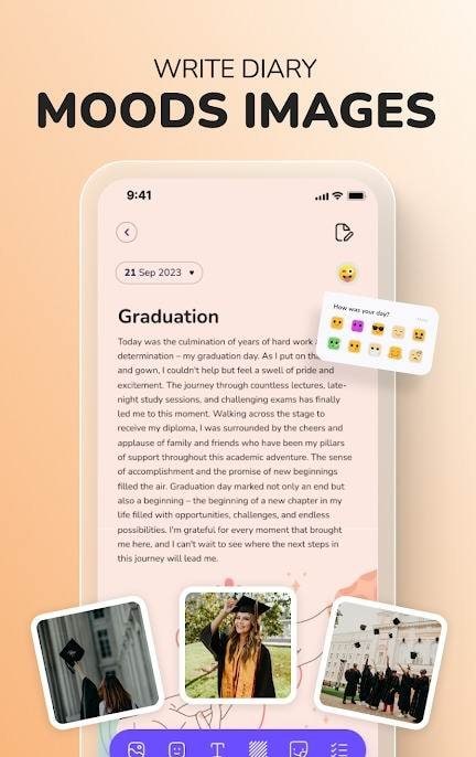 Diary Gratitude Journal App screenshot 3