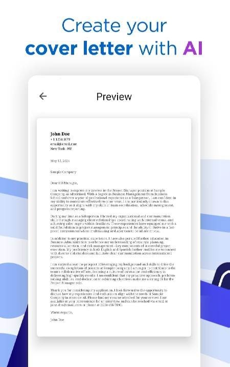 Resume Builder CV Maker PDF screenshot 4