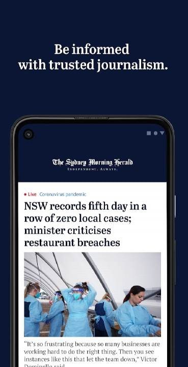 The Sydney Morning Herald screenshot 1
