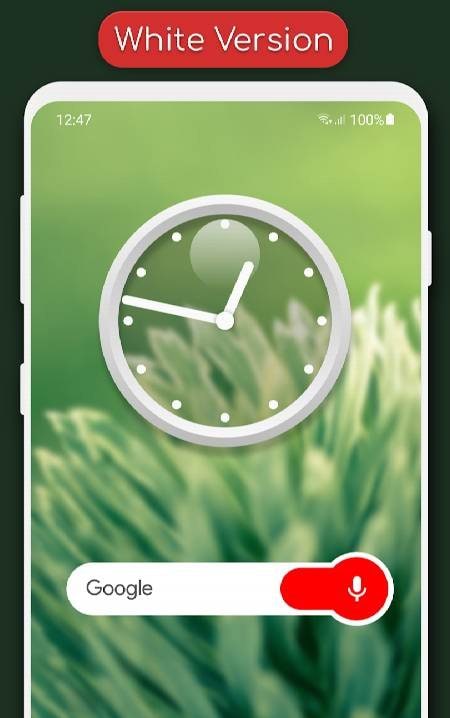 Transparent Analog Clock screenshot 1