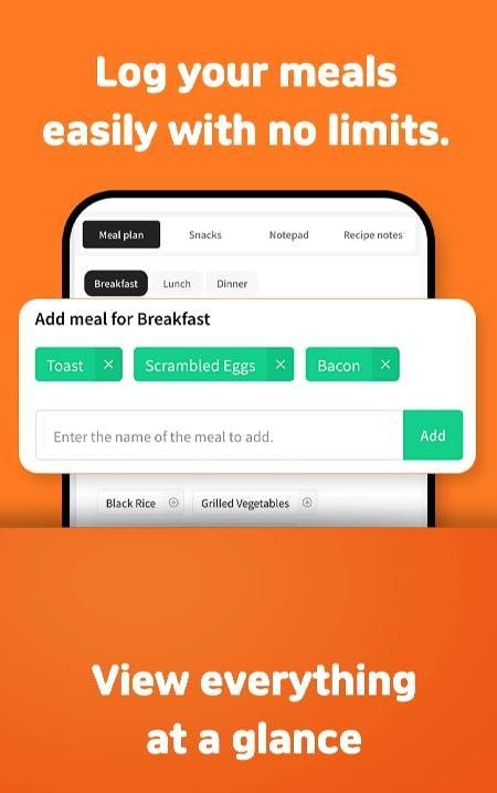 Meal Planner - Food Diary screenshot 3