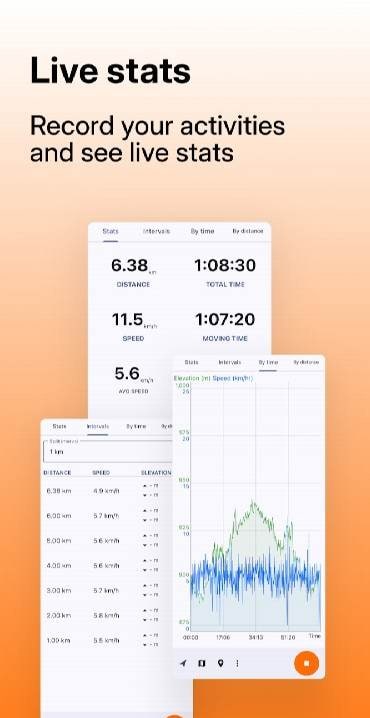 OpenTracks screenshot 2