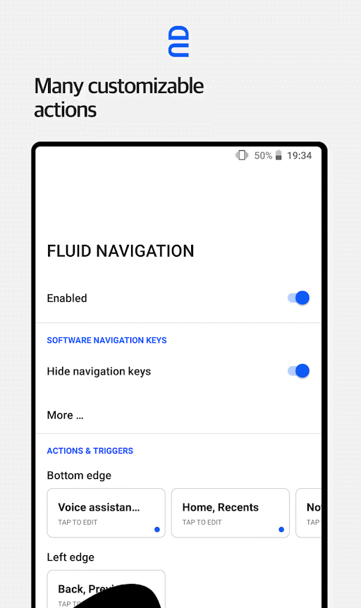 Fluid Navigation Gestures screenshot 3