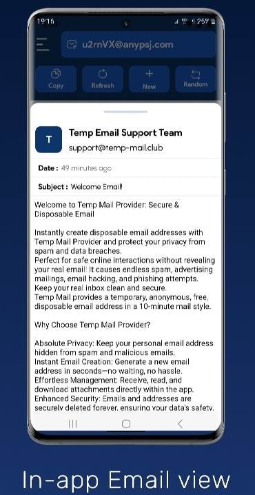Temp Mail - Temporary Email AI screenshot 2