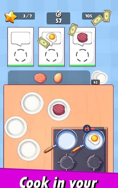 Mini Kitchen Chef: Cooking Fun gameplay screenshot 2