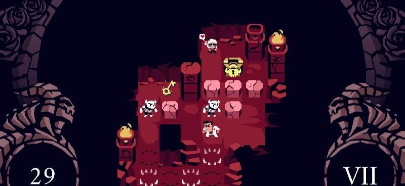 Helltaker gameplay screenshot 1
