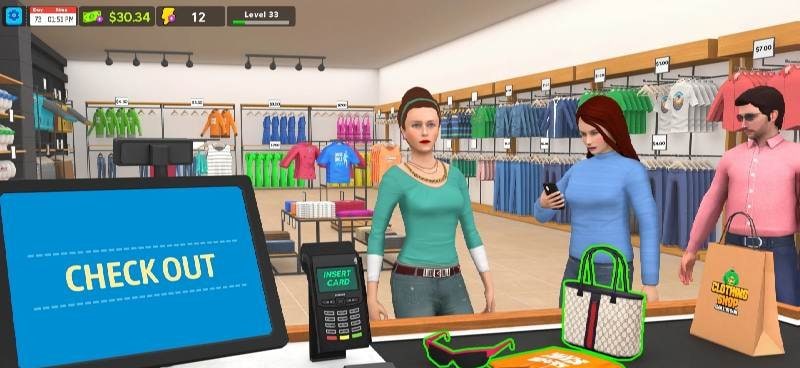 Clothing Shop - Simulator Game screenshot 3