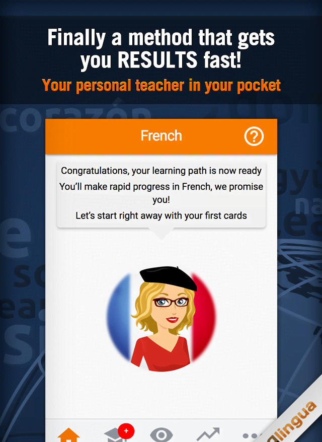 Learn French with MosaLingua screenshot 1