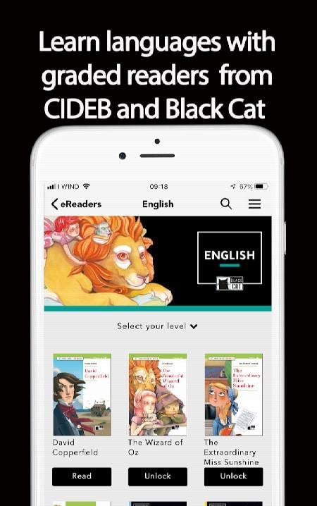 eReaders Black Cat and Cideb screenshot 1