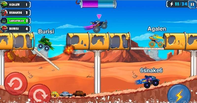Car Eats Car Multiplayer Race screenshot 1