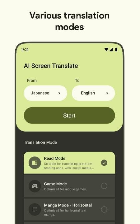 AI Screen Instant Translate screenshot 1