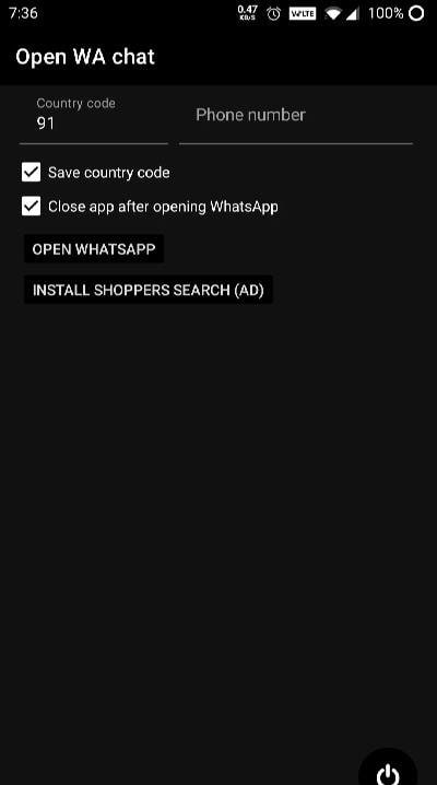 Open WA chat - Privacy app screenshot 2