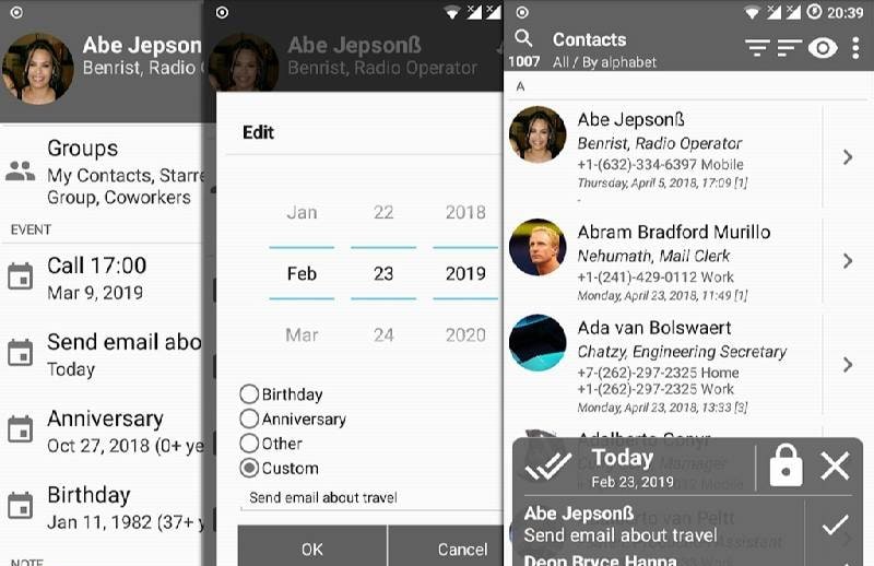 Phone and Contacts - AGContacts preview image 2