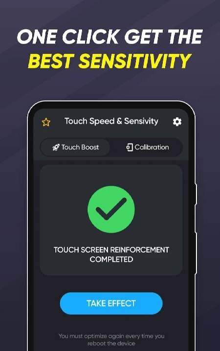 Touchscreen Response Speed Up screenshot 1
