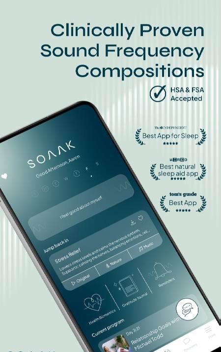 Soaak app screenshot 1