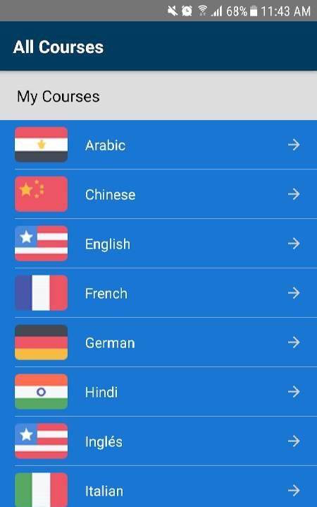 Rocket Languages screenshot 1