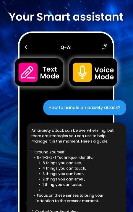 Q-AI Chatbot Assistant screenshot 3