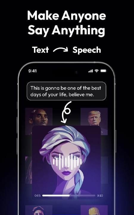 Dub AI - Voice&Video Generator template selection