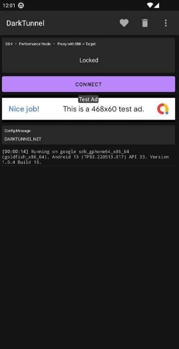 DarkTunnel - SSH DNSTT V2Ray screenshot 2